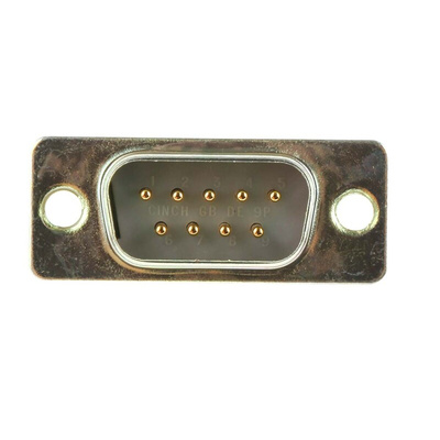 RS PRO 9 Way Panel Mount D-sub Connector Plug, 2.77mm Pitch