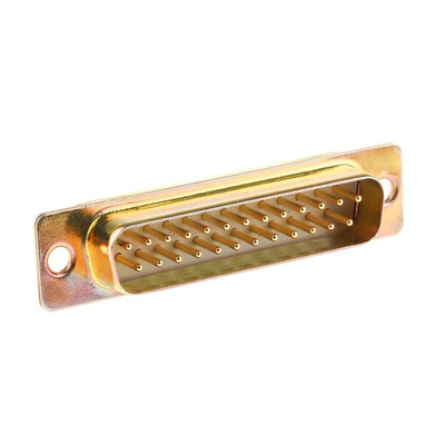 RS PRO 25 Way Panel Mount D-sub Connector Plug, 2.77mm Pitch