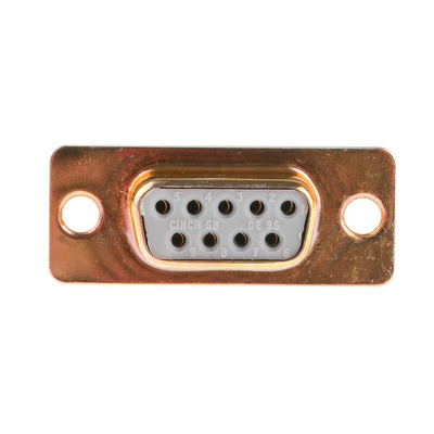 RS PRO 9 Way Panel Mount D-sub Connector Socket, 2.77mm Pitch