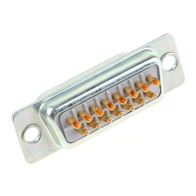 RS PRO 15 Way Panel Mount D-sub Connector Socket