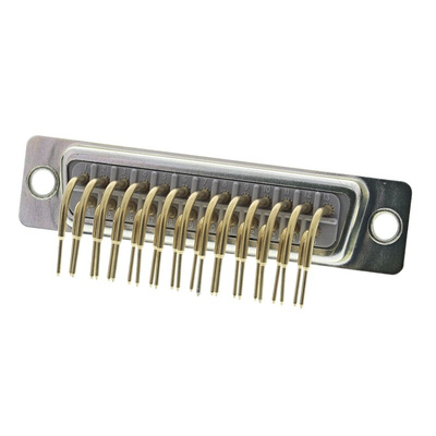 RS PRO 25 Way Right Angle Through Hole D-sub Connector Socket, 2.77mm Pitch