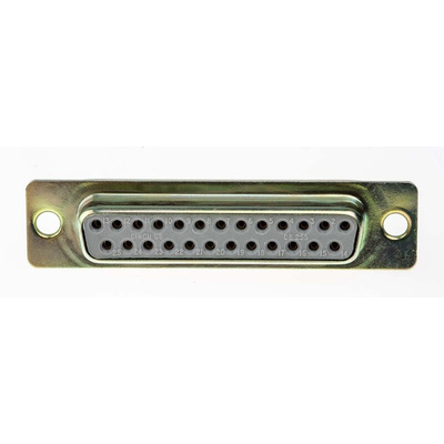 RS PRO 25 Way Through Hole D-sub Connector Socket