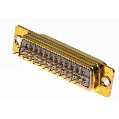 RS PRO 25 Way Through Hole D-sub Connector Plug
