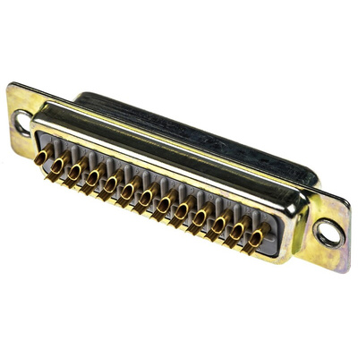 RS PRO 25 Way Panel Mount D-sub Connector Socket