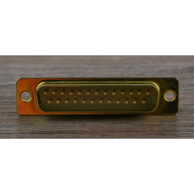 RS PRO 25 Way Panel Mount D-sub Connector Plug