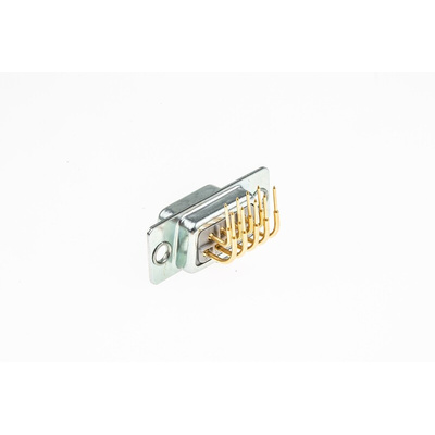 RS PRO 9 Way Right Angle Through Hole D-sub Connector Socket, 2.74mm Pitch