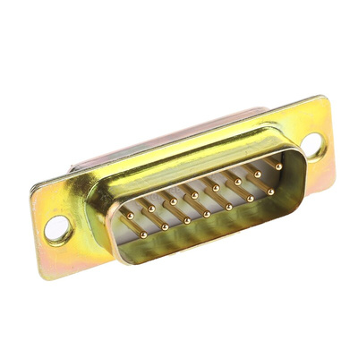 RS PRO 15 Way Through Hole D-sub Connector Plug