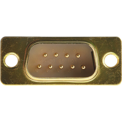 RS PRO 9 Way Panel Mount D-sub Connector Plug
