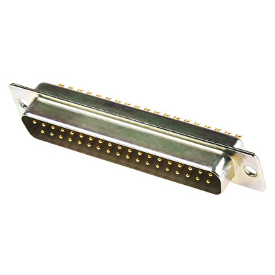 RS PRO 37 Way Panel Mount D-sub Connector Plug