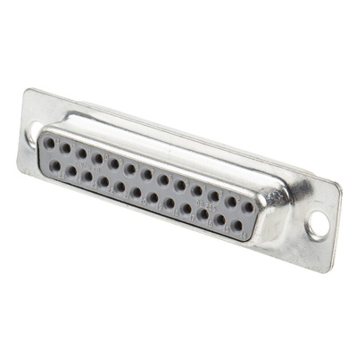 RS PRO 25 Way Panel Mount D-sub Connector Socket