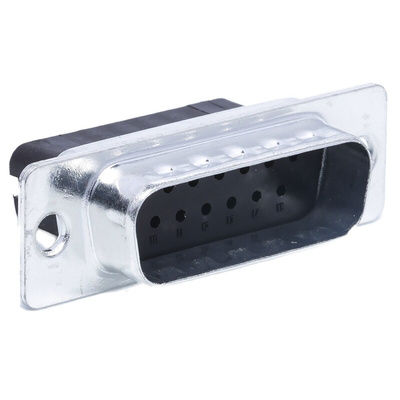 RS PRO 15 Way Cable Mount D-sub Connector Plug