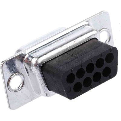 RS PRO 9 Way Cable Mount D-sub Connector Socket
