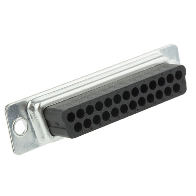 RS PRO 25 Way Panel Mount D-sub Connector Socket