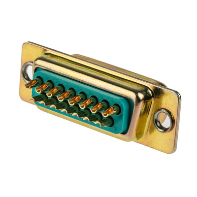 RS PRO 15 Way Panel Mount D-sub Connector Plug