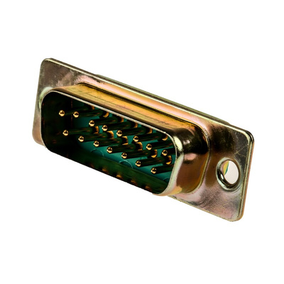 RS PRO 15 Way Panel Mount D-sub Connector Plug