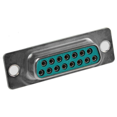 RS PRO 15 Way Panel Mount D-sub Connector Socket
