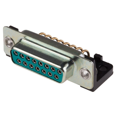 RS PRO 15 Way Right Angle Through Hole D-sub Connector Socket