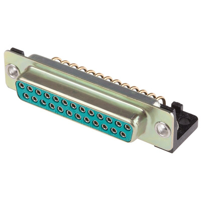 RS PRO 25 Way Right Angle Through Hole D-sub Connector Socket