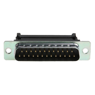 RS PRO 25 Way Right Angle Cable Mount D-sub Connector Plug, 2.77mm Pitch