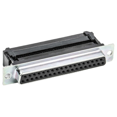 RS PRO 37 Way Right Angle Cable Mount D-sub Connector Socket, 2.77mm Pitch