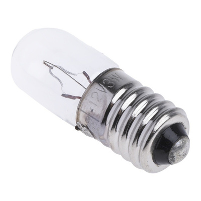 Legrand E10 Incandescent Bulb, Clear, 12 V dc, 250 mA