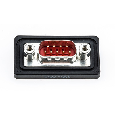 FCT from Molex FWD 9 Way Panel Mount D-sub Connector Plug