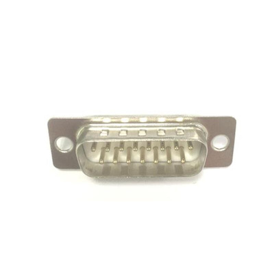 RS PRO 15 Way Panel Mount D-sub Connector Plug, 2.77mm Pitch