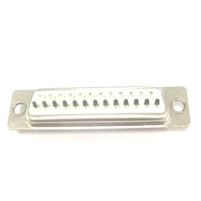 RS PRO 25 Way Panel Mount D-sub Connector Socket, 2.77mm Pitch