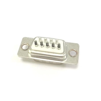 RS PRO 9 Way Panel Mount D-sub Connector Plug, 2.77mm Pitch