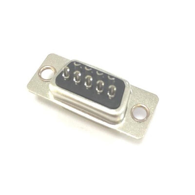 RS PRO 9 Way Panel Mount D-sub Connector Plug, 2.77mm Pitch
