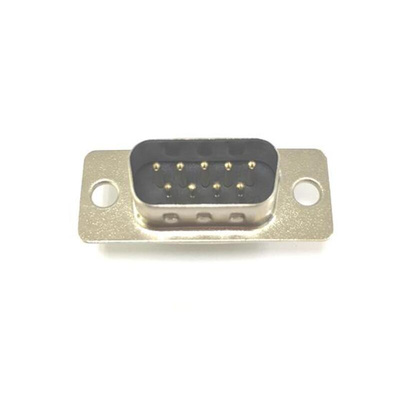 RS PRO 9 Way Panel Mount D-sub Connector Plug, 2.77mm Pitch