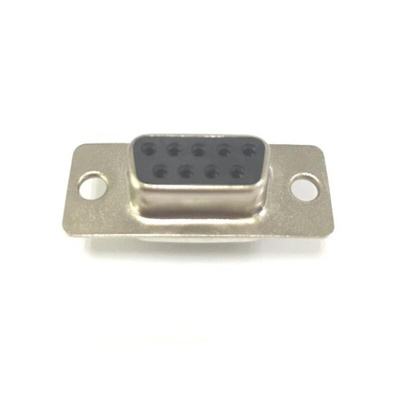 RS PRO 9 Way Panel Mount D-sub Connector Socket, 2.77mm Pitch