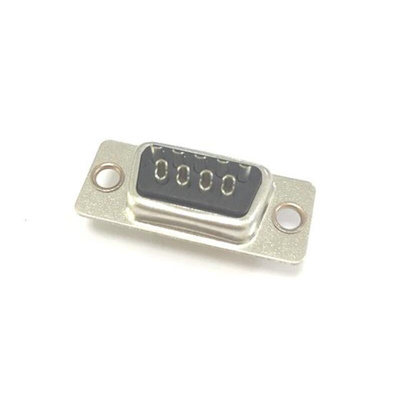 RS PRO 9 Way Panel Mount D-sub Connector Socket, 2.77mm Pitch