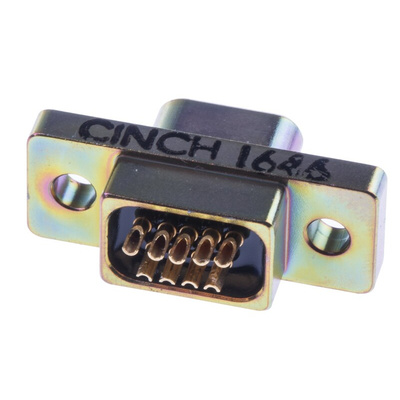 RS PRO 9 Way Panel Mount D-sub Connector Plug