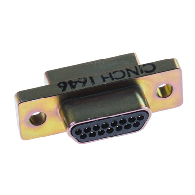 RS PRO 15 Way Panel Mount D-sub Connector Plug