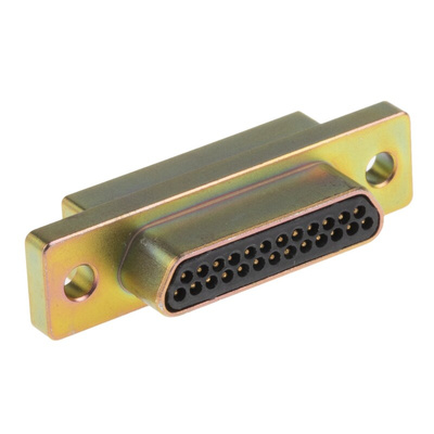 RS PRO 25 Way Panel Mount D-sub Connector Plug