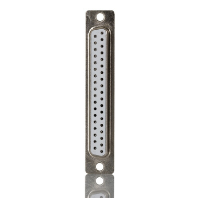 RS PRO 37 Way Panel Mount D-sub Connector Socket, 2.77mm Pitch