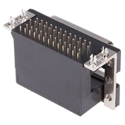 RS PRO 25 Way Right Angle Through Hole D-sub Connector Socket, 2.77mm Pitch, with 4-40 UNC, Threaded Insert