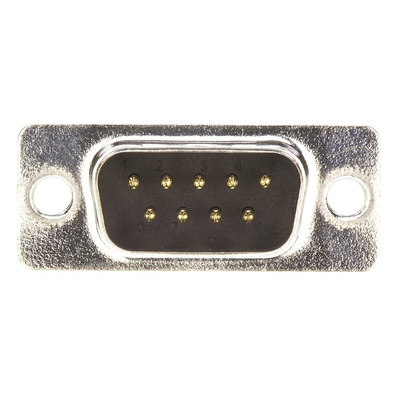 ITT Cannon ZD* 9 Way Panel Mount D-sub Connector Plug, 2.77mm Pitch