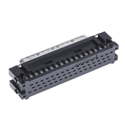 TE Connectivity Amplimite HDF-20 50 Way Right Angle Cable Mount D-sub Connector Plug, 2.76mm Pitch