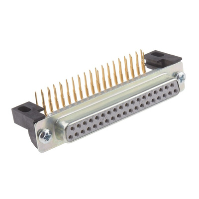 RS PRO 37 Way Right Angle Through Hole D-sub Connector Socket, 2.77mm Pitch