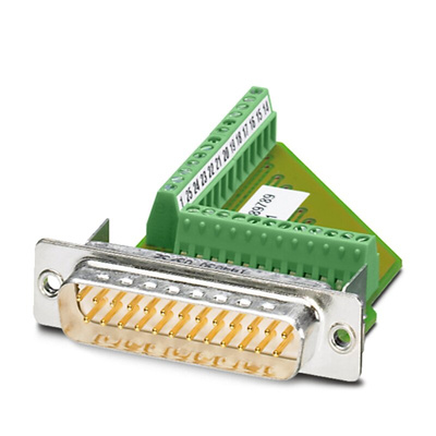 Phoenix Contact VS-25-ST-DSUB/25-MPT-0.5 25 Way Panel Mount D-sub Connector Plug