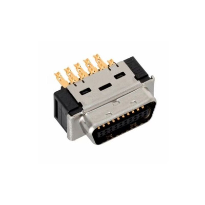 3M 101 20 Way Cable Mount D-sub Connector Plug, 2.54mm Pitch