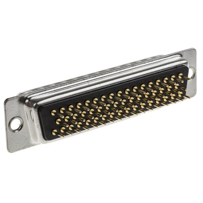 RS PRO 50 Way Through Hole D-sub Connector Plug, 2.77mm Pitch
