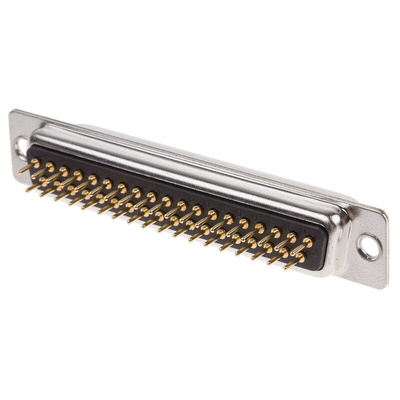 RS PRO 37 Way Through Hole D-sub Connector Socket, 2.77mm Pitch