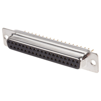RS PRO 37 Way Through Hole D-sub Connector Socket, 2.77mm Pitch