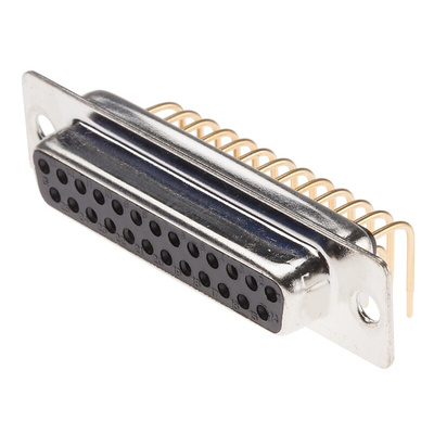 RS PRO 25 Way Right Angle Through Hole D-sub Connector Socket, 2.77mm Pitch
