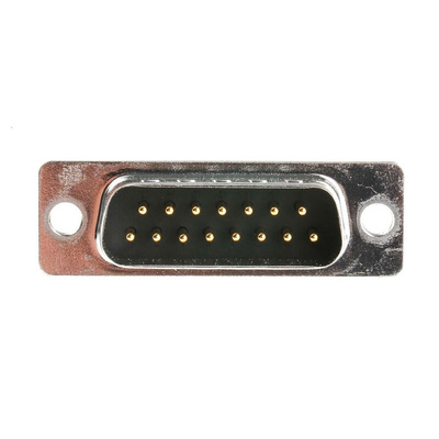 RS PRO 15 Way Panel Mount D-sub Connector Plug, 2.77mm Pitch