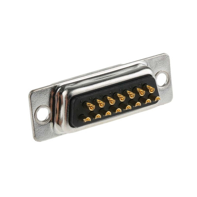 RS PRO 15 Way Panel Mount D-sub Connector Plug, 2.77mm Pitch