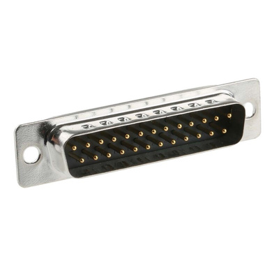 RS PRO 25 Way Panel Mount D-sub Connector Plug, 2.77mm Pitch